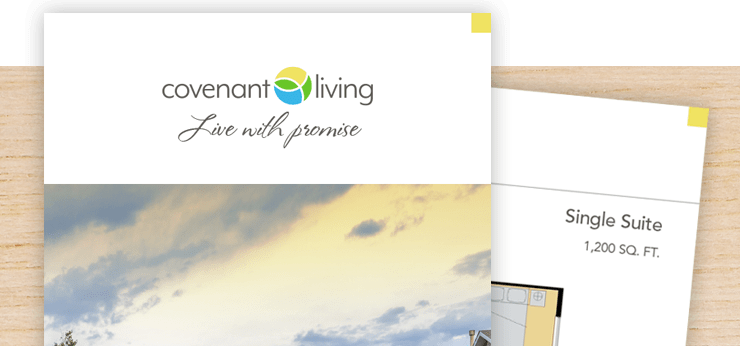 Front of Covenant Living Brochure